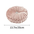thumbnail image 3 of HCJKDU Round Throw Pillows for Mother's Day Gift, Ice Flower Velvet Pleated Round Pumpkin Throw Pillow Couch Cushion Floor Pillow for Sofa Bed Chair Living Room Car Home Decor for Father‘s Day, 3 of 6