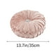 thumbnail image 3 of Sofa Vama Ropa de Cama Cojín redondo de terciopelo con forma de flor de hielo y rueda para sofá, mesita de noche, ventana, futón, calabaza for Navideño, 3 of 4