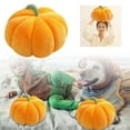 thumbnail image 3 of 13.8" Halloween Pumpkin Floor Pillow - Oversized Plush Throw Cushion for Kids, Girls & Home Decor, Cute Pumpkin-Shaped Seating Pad & Decorative Accent, 3 of 8