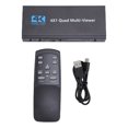 thumbnail image 2 of 4x1 HD Switcher, 330MHz Wide Compatibility 4K HD Multimedia Interface  Efficient Compact  for TV, 2 of 7