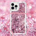 thumbnail image 2 of Funda FOXDOCK para iPhone 15 Pro con Cuerda Ajustable, Brillo Líquido, Protección Antigolpes y Lente – Ideal para Regalo, 2 of 6