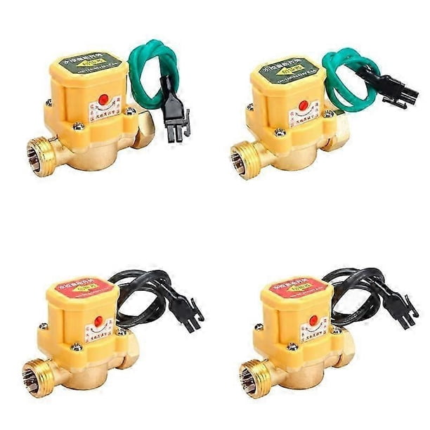Conector roscado G1/2 a G1/2/G3/4 a G1/2 Bomba de circulación Sensor de flujo de agua automático Interruptor Fácil instalación Duradero
