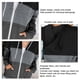thumbnail image 5 of Mujer Cremallera Sudadera Con Capucha Poliéster Casual Manga Larga Con Capucha Bolsillo Abrigo Para Otoño Invierno Negro XL, 5 of 6