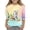 Green, variant on Girls Easter T Shirts- 3/4 Sleeve Cute Rabbit Crewneck Kids Graphic Tops Navy Size 4-12 Years