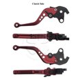 thumbnail image 3 of Red CNC Shorty Brake Clutch Lever Honda 98-05 VTR 1000 VFR 90-97 750 02-06 800, 3 of 5