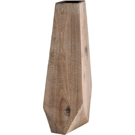 Mercana Allen II Small Natural Wooden Base Oval Vase