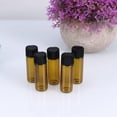 thumbnail image 3 of Shisuyan 12Pcs 5ml Transparent Clear Small Glass Bottles Screw Vials Brown Sample Bottle Containers, 3 of 8