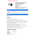 thumbnail image 2 of A/C Compressor - Compatible with 2000, 2002 - 2006 Audi TT 2003 2004 2005, 2 of 2