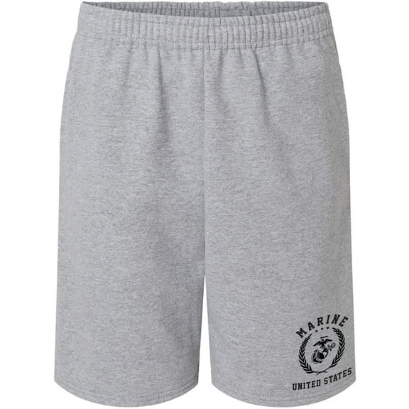 Marines Black Crest Super-comfort sweatshorts
