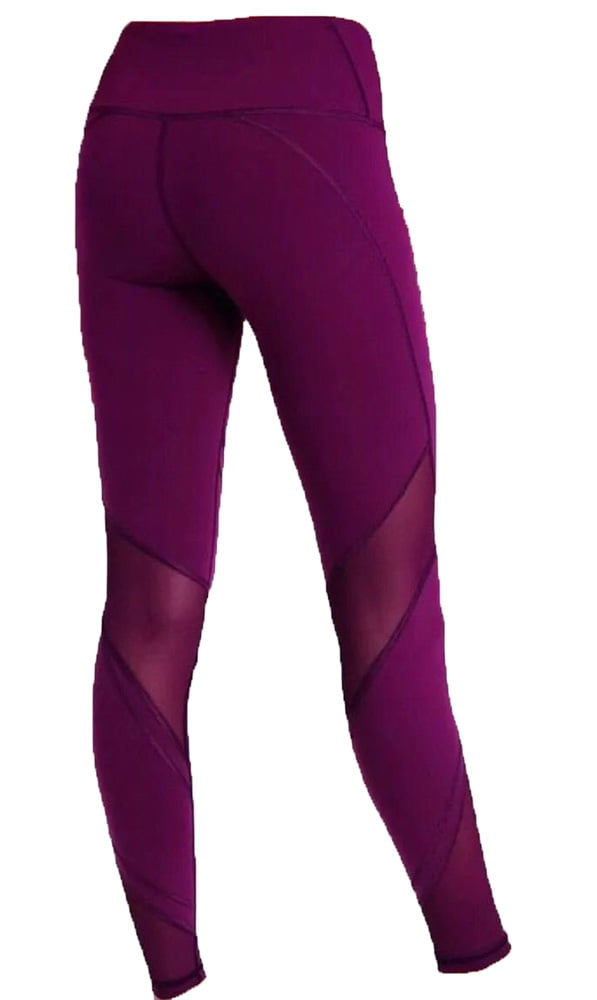 Victoria's Secret PINK seamless leggings mesh cutouts size large