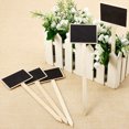 thumbnail image 4 of 20 Pcs Mini Wooden Chalkboard  Signs For Garden Decorations, Use Chalk For Writing Table Numbers Or Names, Suitable For Christmas, Weddings, Kids Crafts, 4 of 8