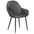 thumbnail image 4 of Fauteuil Ani, noir, rembourré, ensemble de 4, 4 of 5