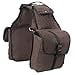thumbnail image 3 of Tough-1 Canvas Saddle Bag for Horses - Brown, 3 of 3