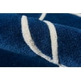 thumbnail image 4 of Momeni Rugs Bliss Collection, Hand Carved & Tufted Contemporary Area Rug, 3'6" x 5'6", Navy Blue, 4 of 5