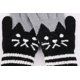 thumbnail image 4 of Guantes/mitones de invierno cálidos para niños & #39;s con forro de felpa, bonitos guantes de esquí, de 3 a 8 años de edad, negro Feliz Sencillez, 4 of 5