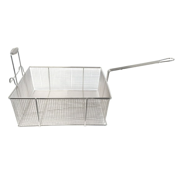 Prince Castle 16.25" x 17.5" x 6" Mesh Long Handle Fry Basket