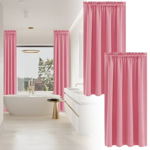 1 Curtain Curtains for Bedroom 63 Inch Length Room Darkening Thermal Insulated Rod Pocket Curtains for Kids Room(38 X 63 Inches Long 1 Panel)