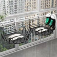 thumbnail image 4 of Balcony Shoe Drying Rack, Sturdy Iron Construction, Space Saving Hanging Design, Holds Up to 4 Pairs, Quick Water Drainage, Multi Purpose for Insoles, Prevents Moisture & Odor, 4 of 6