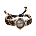 thumbnail image 2 of 2Pcs Braided Rope Lady Quartz Watch Vintage Wristwatches Luxury Strap Jewelry, 2 of 7