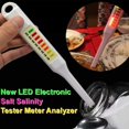 thumbnail image 2 of Portable Salinity Meter Food Salinity Tester Pen Type Salinity Meter Salt Concentration Meter Salinometer LED Indicator Screen for Home Kitchen, 2 of 7