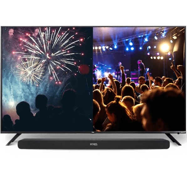 TCL Alto 8 2.1 Channel Dolby Atmos Sound Bar with Built-in Subwoofers, WiFi, Bluetooth, 39-inch, Black - TS8211-NA