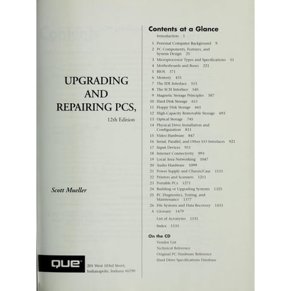 Pre-Owned Upgrading and Repairing PCs [With CDROM] (Hardcover) 0789723034 9780789723031