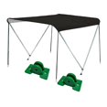 thumbnail image 1 of Barco Bimini cubierta superior toldo de barco impermeable con mosquetón refugio solar sombra barco dosel para Kayak barco de pesca bote Zulema toldo bimini para barco, 1 of 8