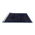 thumbnail image 2 of Ahgly Company Machine Washable Indoor Square Persian Blue Traditional Area Rugs, 3' Square, 2 of 4