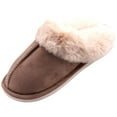 thumbnail image 2 of POINTERTECK Chaussons en Mousse à Mémoire de Forme pour Femmes Doublure en Fausse Fourrure Chaussures de Maison à Enfiler Intérieur & Extérieur, 2 of 6