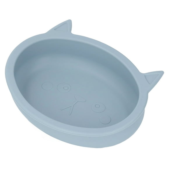 Tazón de succión de silicona BuyWeek Forma de gato de dibujos animados Color brillante