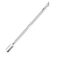 thumbnail image 1 of Empujador y cortador de cutículas - Removedor y cortador de cutículas de acero inoxidable de grado profesional - Herramienta duradera de manicura y pedicura - para uñas de manos y pies - (plata), 1 of 5