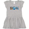 thumbnail image 3 of Inktastic Airplane Eat Sleep Fly Girls Toddler Dress, 3 of 5