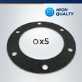 thumbnail image 2 of Torque 3595995 Hub Cap Window Cover Kit for 3434009 Hub Caps 5 Set 359-5995 Hubcap Oil Window with Plugs Gaskets and Bolts Replace for Stemco 343-4009 Semi Truck Trailer Hub Caps, 2 of 3