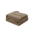 thumbnail image 2 of Qocolhg Thick Throw Blanket for Couch Sofa Bed, Super Soft Cozy Luxury Hotel Blanket for Adults Kids, Silky Flannel Fleece Lightweight Travel Blanket for All Season Use, 28x39 inch, Khaki, 2 of 9