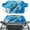 Blue Turtle Flower, variant on Xoenoiee Beach Starfish Seashell Conch Print Car Windshield Snow Cover, Waterproof Windproof Protection, Snow, Ice, Sun, Frost Defense, Universal for SUV, Truck, Sedan, Van