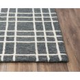 thumbnail image 2 of Gatney Rugs Cherry Area Rug A07104 Gray Crosshatch Blocks 5' x 7' 6" Rectangle, 2 of 2
