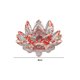 thumbnail image 3 of Figuritas de estilo chino con decoración de flores de loto de cristal para regalos de recuerdo (rojo) Likrtyny Libre de BPA, 3 of 8