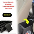 thumbnail image 2 of Armrest Storage Box Center Console Organizer Box For Nissan Rogue​​ 2014-2021, Console Organizer Tray Insert Tray Interior Accessories-black, 2 of 5
