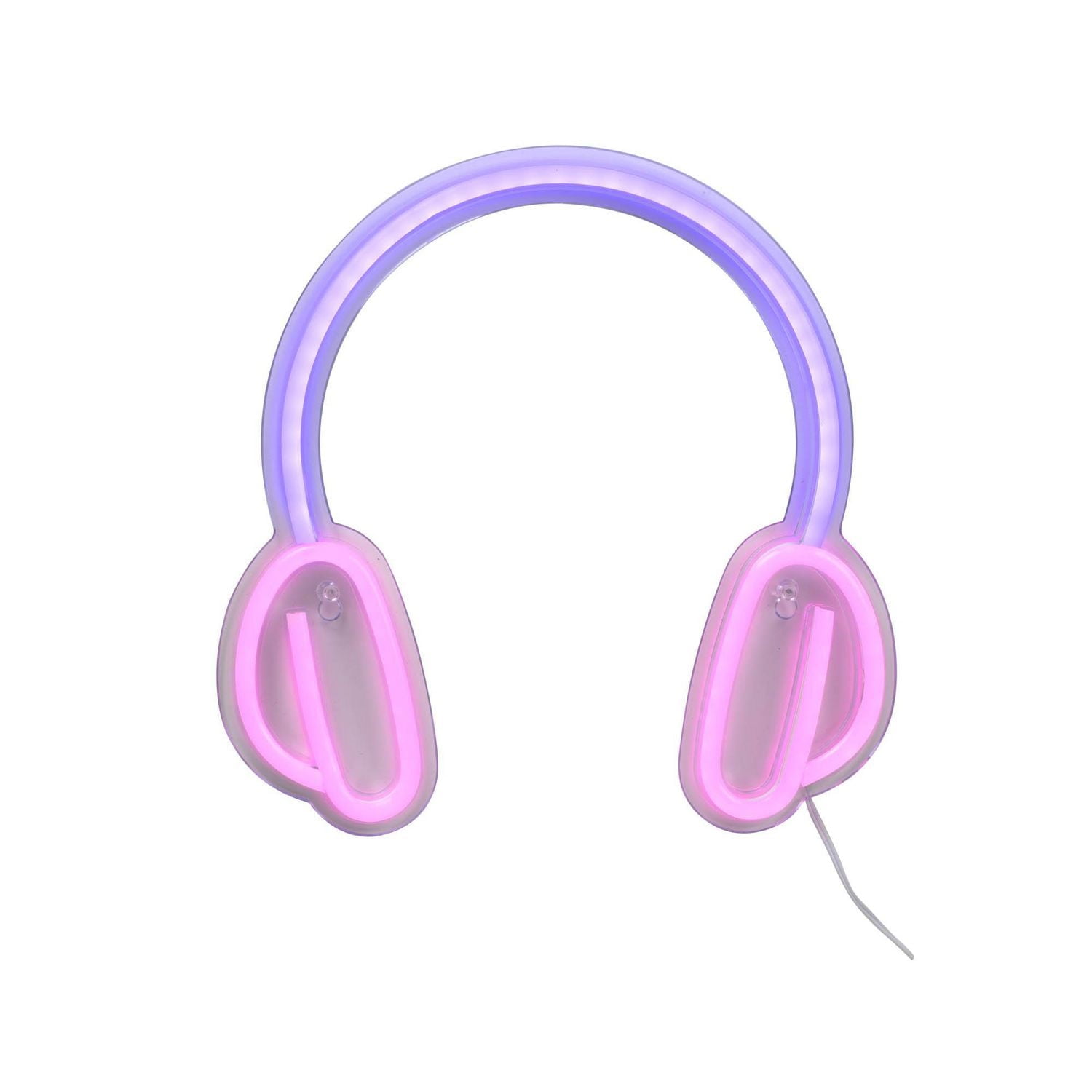 Merkury Innovations Enseigne murale au néon LED pour écouteurs de 11 po