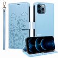 thumbnail image 3 of Funda Cartera GANGXUN con Diseño de Perrito en Relieve para iPhone 12 Pro Max , Protección 360° con Ranuras y Correa Desmontable, 3 of 6