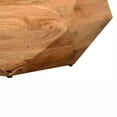 thumbnail image 6 of Artisan Furniture Geometric Solid Mango Wood Coffee Table, 6 of 6
