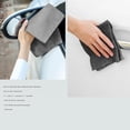 thumbnail image 5 of Cleaning Cloth Microfiber Cleaning Cloth Reusable Microfiber Glass Cleaning Cloth Multipurpose Microfiber Towels for Kitchen Glass Car Window Cleaning, Grey, 5 of 7