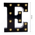 thumbnail image 6 of LED Alphabet Lights Sign,Battery Powered Lamp for Weddings Parties Home Decoration, 6 of 10