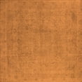 thumbnail image 1 of Ahgly Company Indoor Square Oriental Orange Industrial Area Rugs, 4' Square, 1 of 4