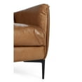 thumbnail image 6 of Pemberly Row 85" Transitional Buffalo Leather Sofa in Tan Finish, 6 of 7