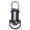 BLACK, variant on Tibvox Bright LED Keychain Light Rechargeable Flashlight Pendant Keyring for Camping