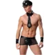 thumbnail image 5 of Ropa interior masculina Sexy, uniformes eróticos para hombre, camarero de policía, Doctor, juego de rol, disfraces porno, traje de club nocturno, conjunto de lencería con fecha para marido, 5 of 5