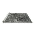 thumbnail image 2 of Ahgly Company Machine Washable Indoor Round Oriental Gray Industrial Area Rugs, 3' Round, 2 of 4
