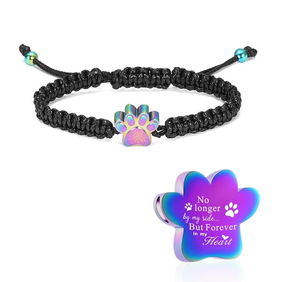 Paw Locket Pet Cremation Jewelry For Dog Cat Ashes Bracelets Funeral Urns Bracelets
