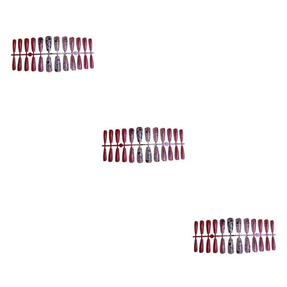 Soidarity 24 piezas de uñas artificiales en forma de T, extra largas, envoltura completa, puntas de uñas postizas, decoración para mujeres, niñas, Type1 NO1 Soidarity CBP456269